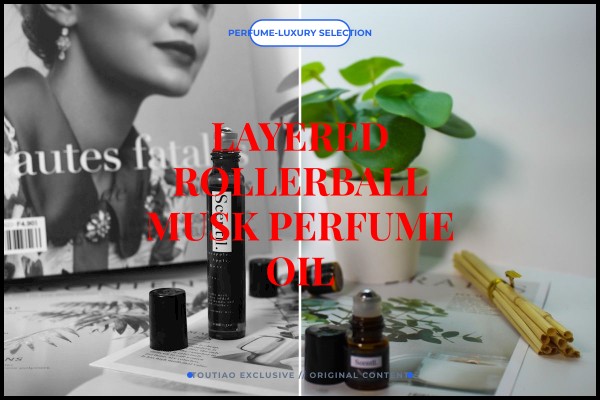 layered rollerball musk perfume oil